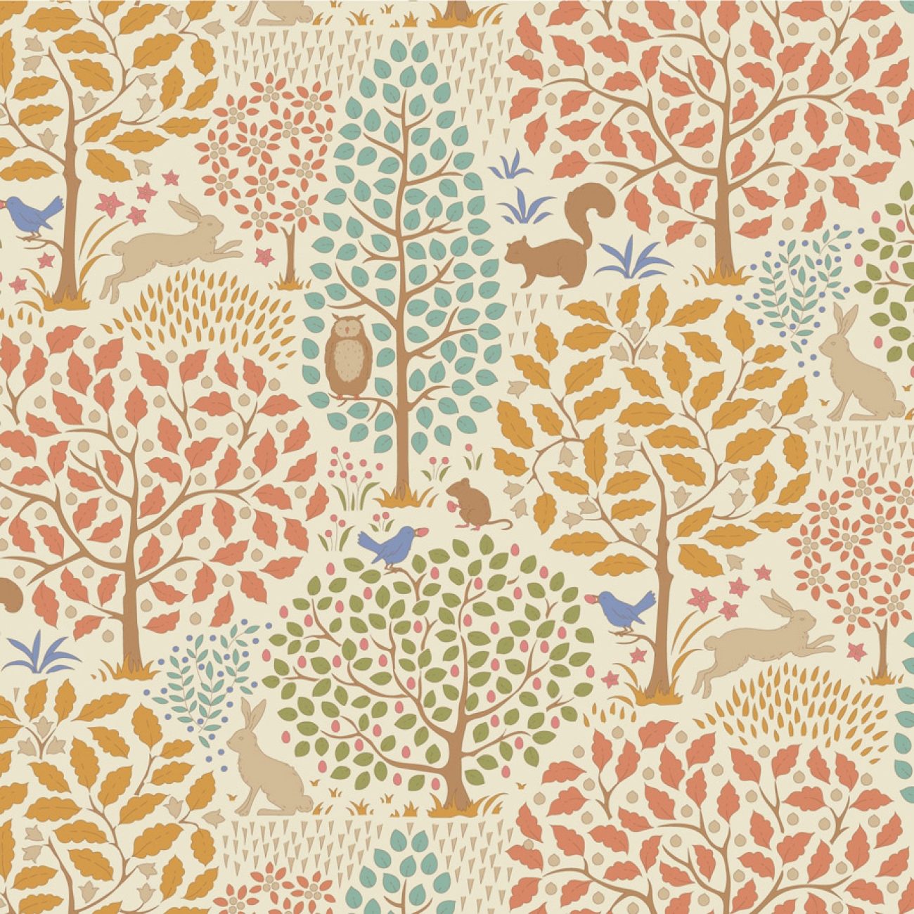 Tilda Patchwork Stoff Baumwolle - Sanctuary - Warm